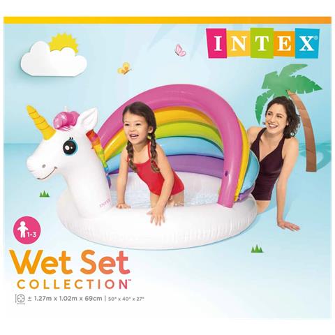 Piscina per Bambini Unicorno 127x102x69 cm - Foto 2