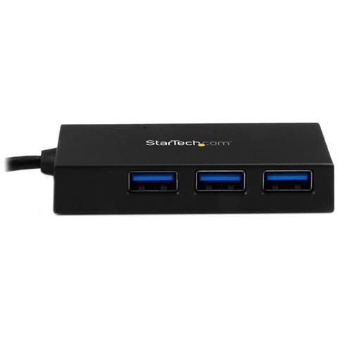 Hub USB 3.0 a 4 porte - Perno e Concentratore USB-C a 4x USB-A - Adattatore di Alimentazione incluso - Foto 2