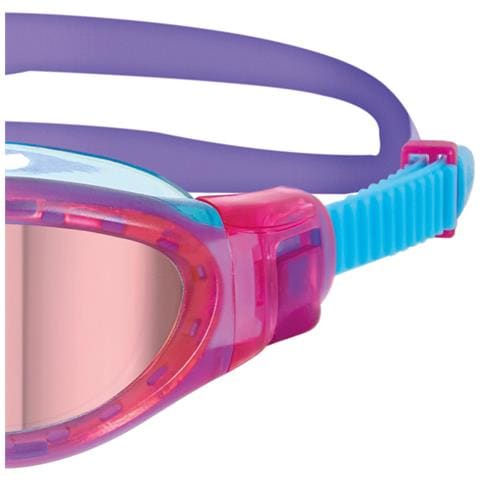 Goggle Color Phantom Elite Mirror Junior Regular Specchiata Rosso Blu / rosa - Foto 3