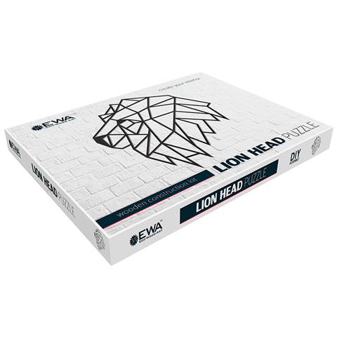 Puzzle Da Parete In Legno - Leone 60,5 Cm - Foto 1