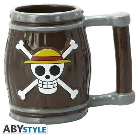 One Piece -barile - Barrel - 3d Shaped Mug - Tazza - 350 Ml - Ceramica - Foto 1
