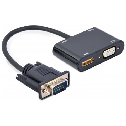 Adattatore Audio/da Vga A Hdmi Cablexpert, Nero - A-vga-hdmi-02 - Foto 10