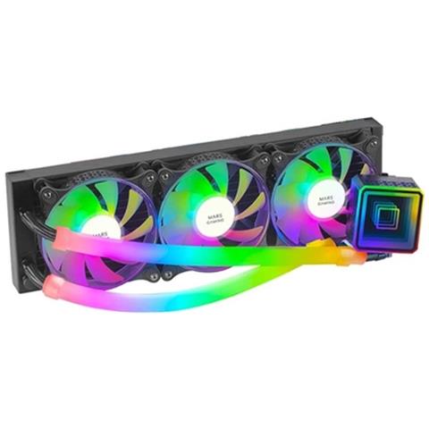 Mars Gaming Ml-ultra360 Argb Liquid Cooler Con 3 Ventole Pwm Fdb Argb, Tubi Argb - Foto 1