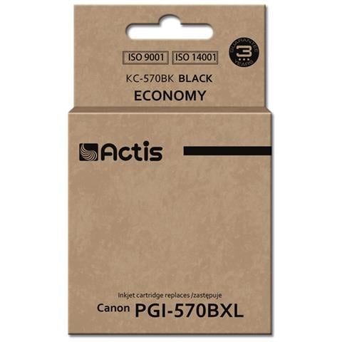 cartridge KC-570Bk replacement Canon PGI-570Bk Standard 22 ml - Kompatibel - Tintenpatrone cartuccia d'inchiostro 1 pz Compatibile Resa standard Nero - Foto 1