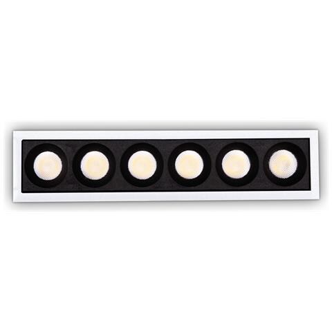 Faretto Ad Incasso Contemporaneo Lika Alluminio Bianco Led 19w 3000k Ip20 - Foto 1
