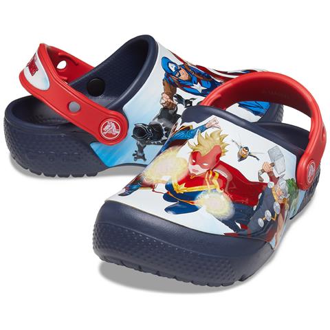 Fun Lab Avengers Patch Clog T 207068-410, Bambini, Blu, 23-24 - Foto 5
