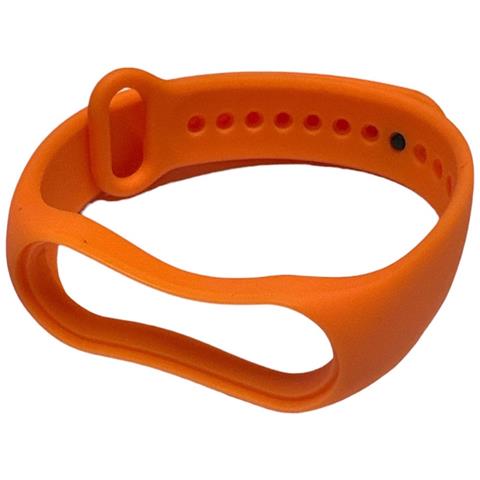 Universal Silicone Strap For Smart Bracelet Models - Sm6 Sm7 Sm8 / Xiaomi Mi Band 5 6 7 Orange - Foto 2