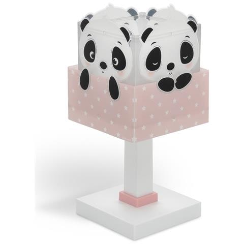 Lampada Da Comodino Per Bambini Panda Rosa - Foto 2