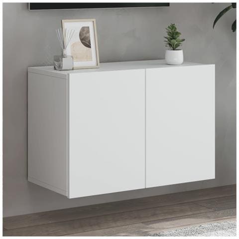 Mobile Tv A Parete Bianco 60x30x41 Cm - Foto 1