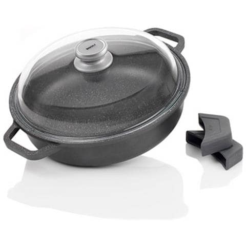 Tegame Granito Premium - Antracite - Alluminio Pressofuso - 28x28x8 Cm - Foto 1