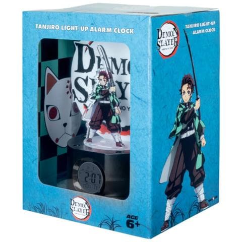 Demon Slayer Tanjiro Diffusore Di Luce A Led E Sveglia, Multicolore - Foto 3