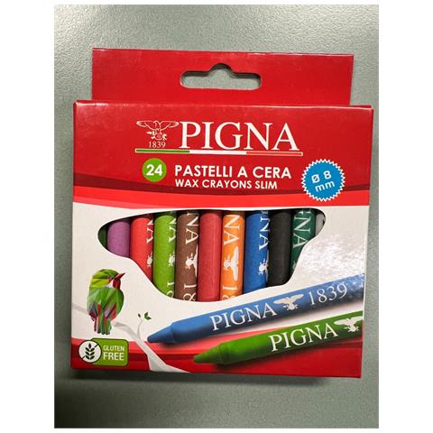 24 Pastelli A Cera 8 Mm - Foto 2