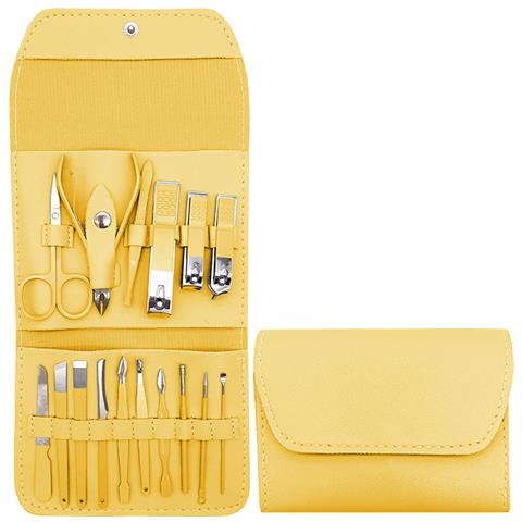 Set Di Manicure, Pinze, Forbici, Set Di Manicure Solingen 42069-giallo - Foto 2