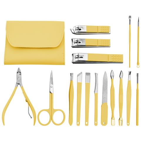Set Di Manicure, Pinze, Forbici, Set Di Manicure Solingen 42069-giallo - Foto 1