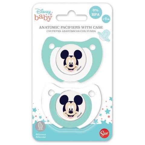 Set 2 Pz Succhietti Anatomici Mickey Mouse 6+ Mesi - Foto 2