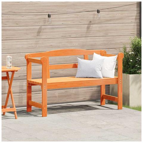 Panchina da Esterno Acacia 119x76x44 cm Legno Massello - Foto 2