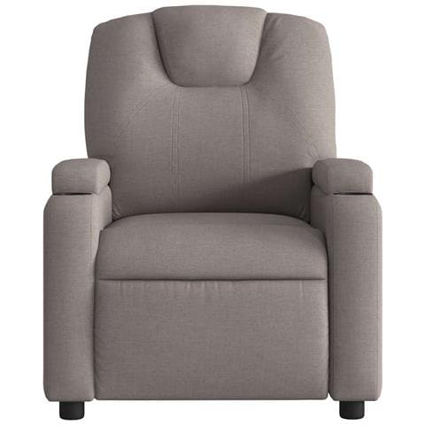 Poltrona Elettrica Reclinabile Tortora in Tessuto - Foto 9