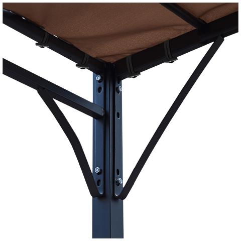 Pergola A Parete 3 × 2,5 M Nice Taupe - Foto 4