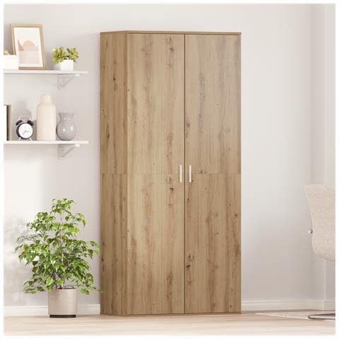 Highboard Rovere Artigianale 80x39x178 cm Legno Ingegnerizzato - Foto 2