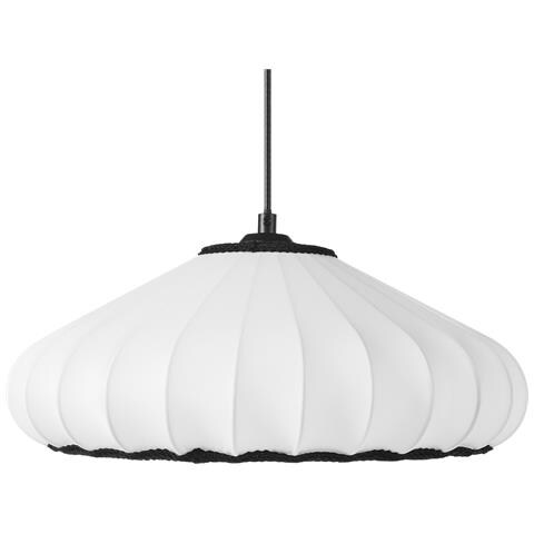 Lampadario Zulia Materiale Sintetico Bianco - Foto 2