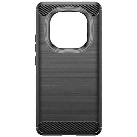 Custodia B-case Tpu Silicone Cover Case Per Xiaomi Redmi Note 14 Pro 4g Carbon Metal Black - Foto 2