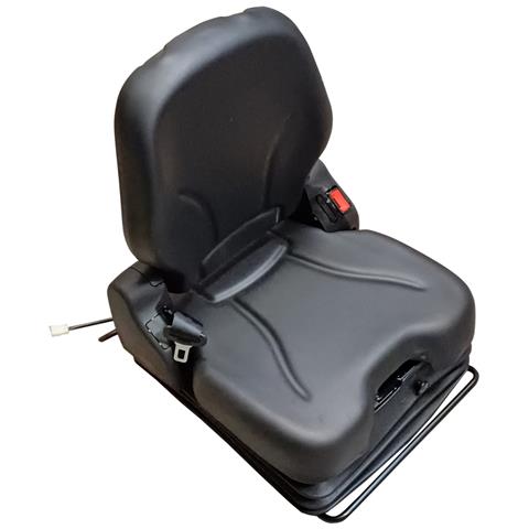 Sedile In Ecopelle Nero Con Molleggio Pneumatico - Foto 2