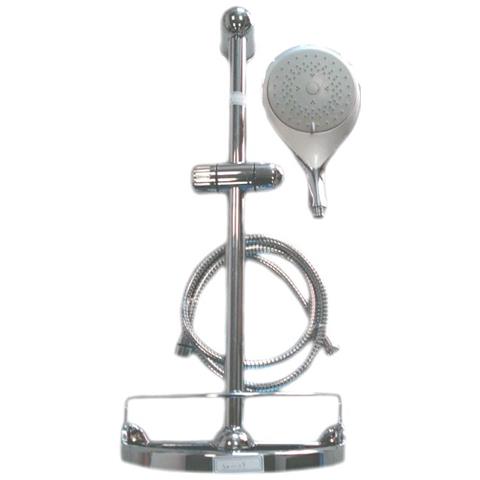 Saliscendi 2 Funzioni Con Porta Sapone Doppio   Serie Calla - Cromo A Magazzino - Foto 1