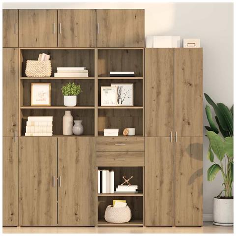Credenza con cassetto Rovere artigianale 50 x 42,5 x 185 cm - Foto 2