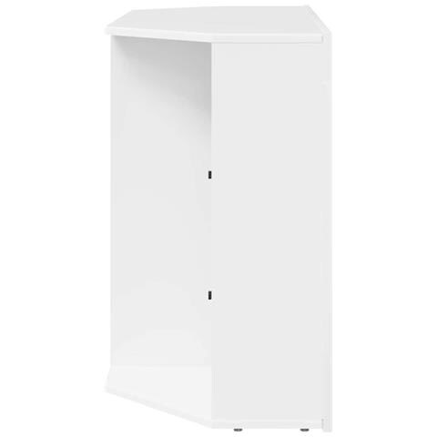 Mobile TV LED Angolare Bianco ad Alto Lucido 104 x 40 x 68 cm - Foto 9