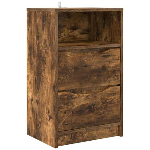 Comodino Rovere fumé 40 x 30 x 467 cm Legno multistrato - Foto 1