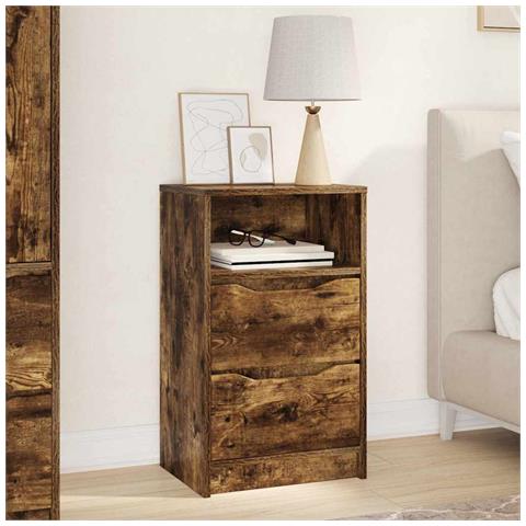 Comodino Rovere fumé 40 x 30 x 467 cm Legno multistrato - Foto 2