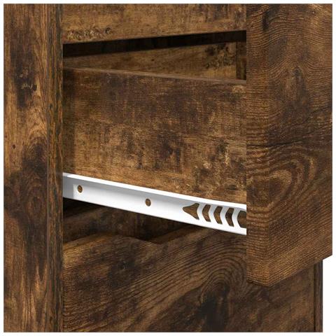 Comodino Rovere fumé 40 x 30 x 467 cm Legno multistrato - Foto 9