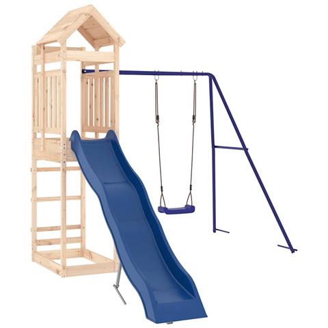 Set da Gioco da Esterno in Legno Massello di Pino - Foto 1