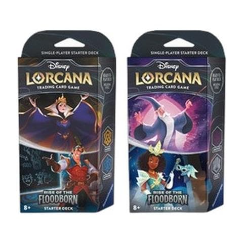 Lorcana Rise Of The Floodborn: 2 Starter Deck Set - Foto 1