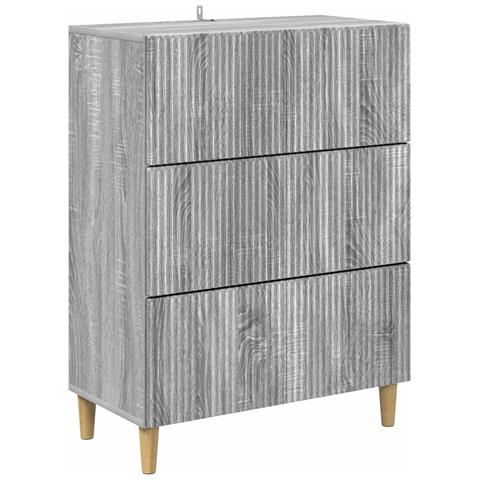 Mobile con Cassetti Grigio Sonoma 66 x 34,5 x 90 cm - Foto 1