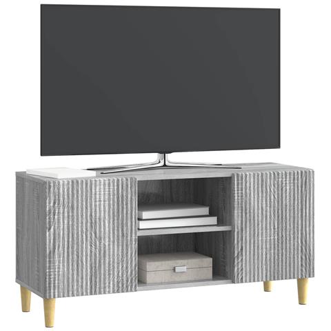 Mobile TV Grigio Sonoma 102 x 34,5 x 50 cm Legno ingegnerizzato - Foto 2
