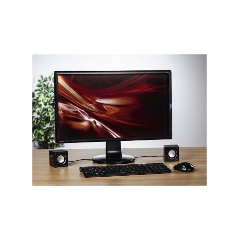 Casse "Sonic Mobil 185" per notebook, RMS 2x1,6W, connessione USB, nero - Foto 4