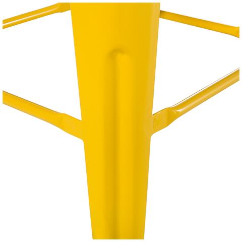 Set Di 2 Sgabelli Da Bar In Metallo Giallo 60 Cm Cabrillo - Foto 28