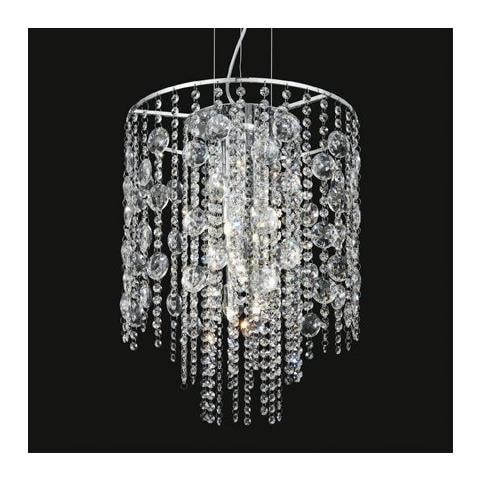 Lampada A Sospensione 3 X 40w E14 Ideal Lux Cromo - Foto 2