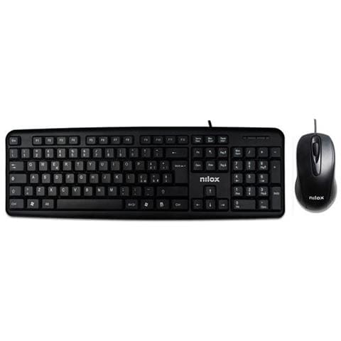 Tastiera e Mouse NXKM0000003 USB Colore Nero (Layout Italiano)  - Foto 1