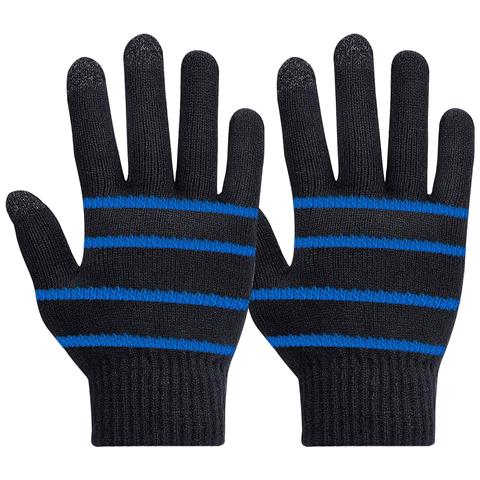 Guanti Per Touchscreen Unisex Fluidità Tattile Inalterata Nero /blu - Foto 11