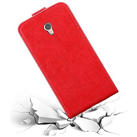 Custodia Compatibile Con Zte Blade V7 In Rosso Mela - Coperchio Protettivo In Design Flip Con Chiusura Magnetica - Foto 2