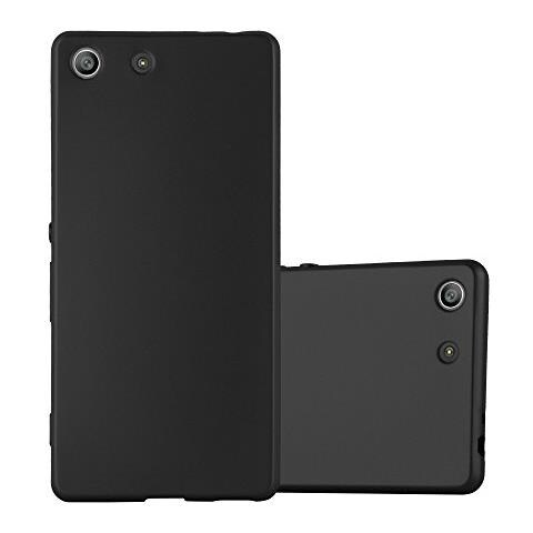 Custodia Compatibile Con Sony Xperia M5 In Nero Metallico - Coperchio Protettivo In Silicone Tpu Flessibile - Foto 1