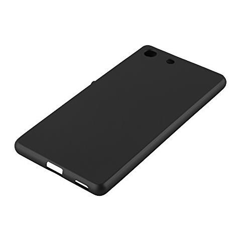 Custodia Compatibile Con Sony Xperia M5 In Nero Metallico - Coperchio Protettivo In Silicone Tpu Flessibile - Foto 2