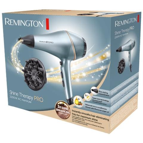 AC9300 Asciugacapelli Professionale Shine Therapy PRO Potenza 2200 W Colore Blu - Foto 3