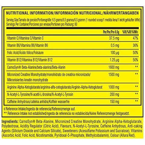 C4 Original | Polvere Pre Allenamento Cocomero | Integratore Senza Zucchero Per Uomini E Donne | 150 Mg Caffeina + Beta-alanina + Creatina Monoidrata | 60 Porzioni - Foto 2