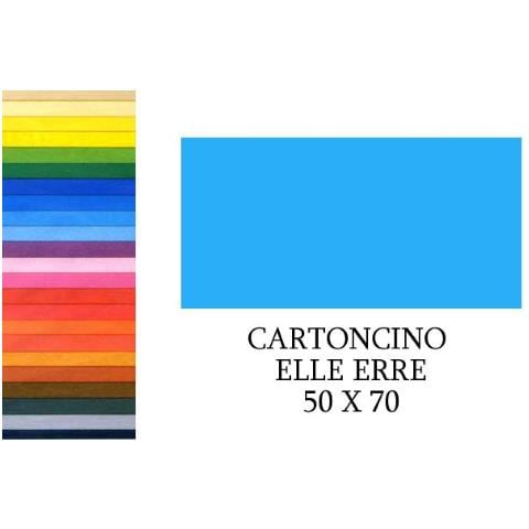 Blister 20 Fogli Cartoncino 50x70 220gr Cielo 120 - Foto 1