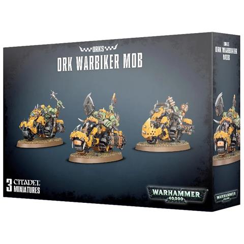 Warhammer 40000 - Orks - Ork Warbiker Mob - Foto 1
