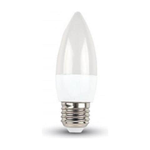Lampadina LED E27 6W Candela - 2700K Bianco caldo - Foto 2