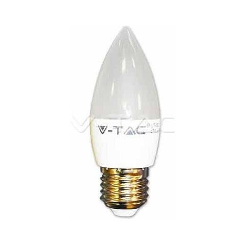 Lampadina LED E27 6W Candela - 2700K Bianco caldo - Foto 1